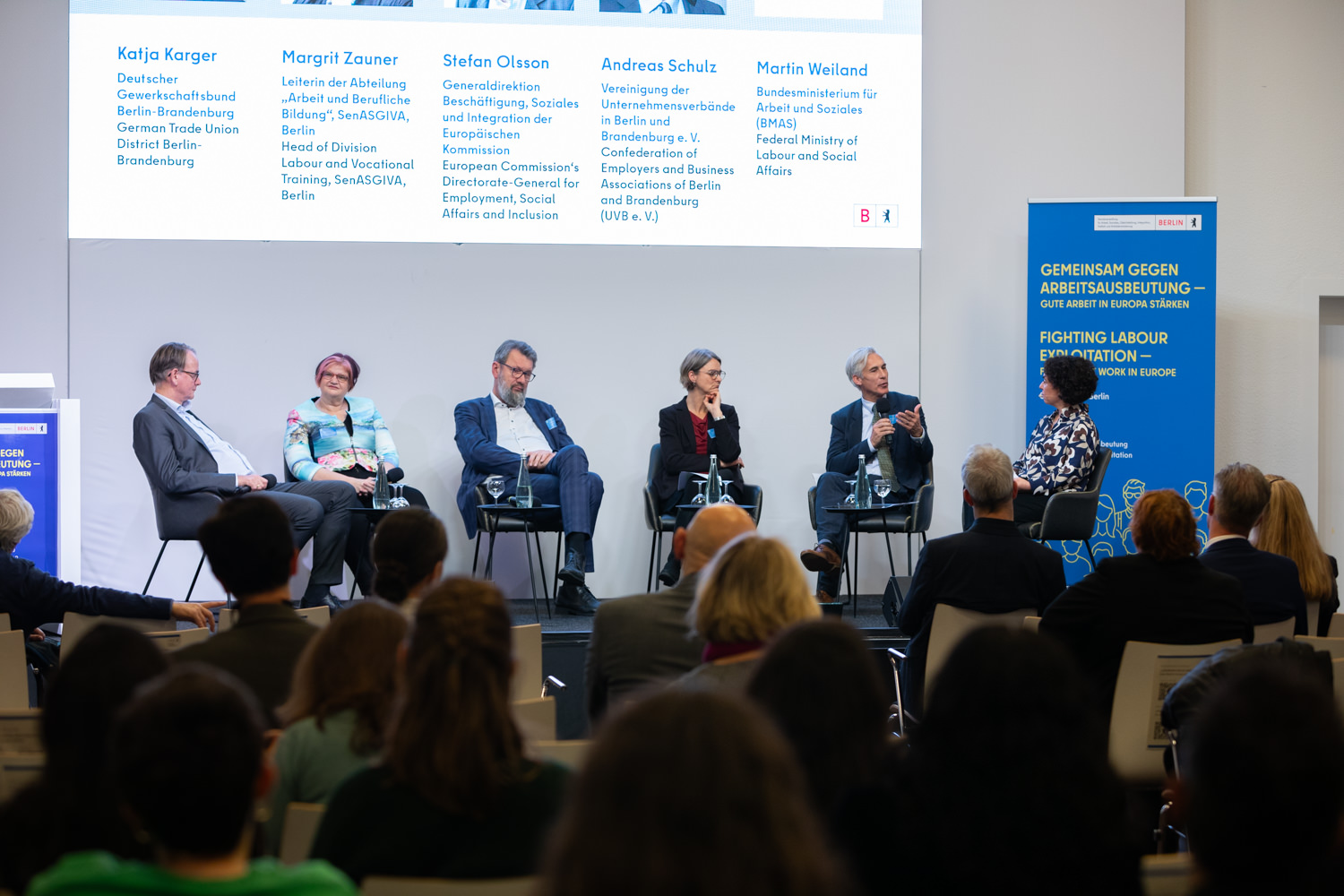 Paneldiskussion mit nationalen und internationalen Beteiligten